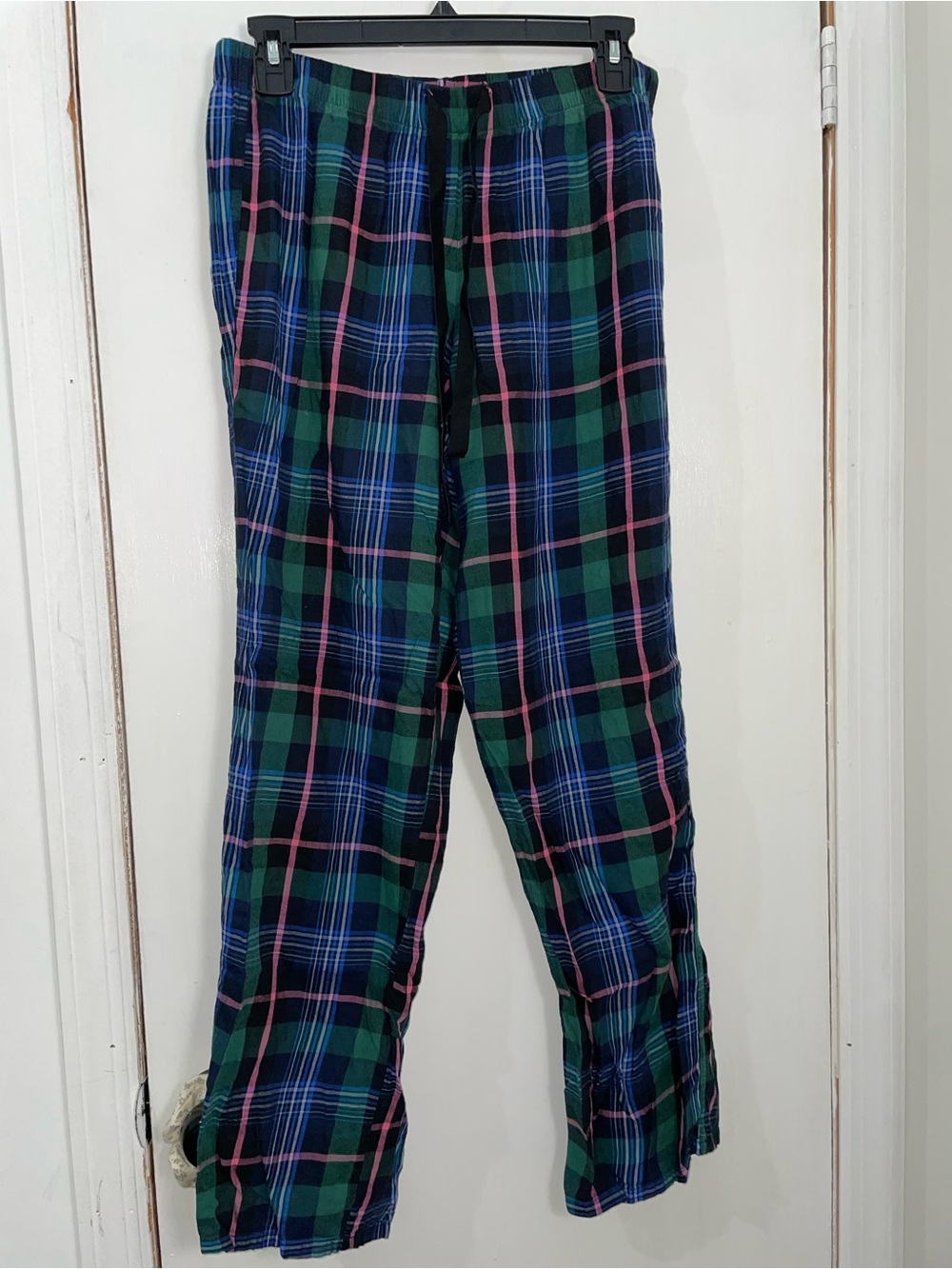 Victoria's Secret Green, Blue & Pink Plaid Kids Pajama Pants